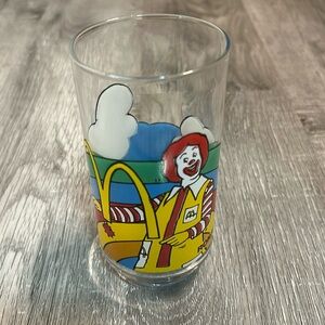 Vintage 1980’s McDonald’s Coca-Cola Collectors Glass